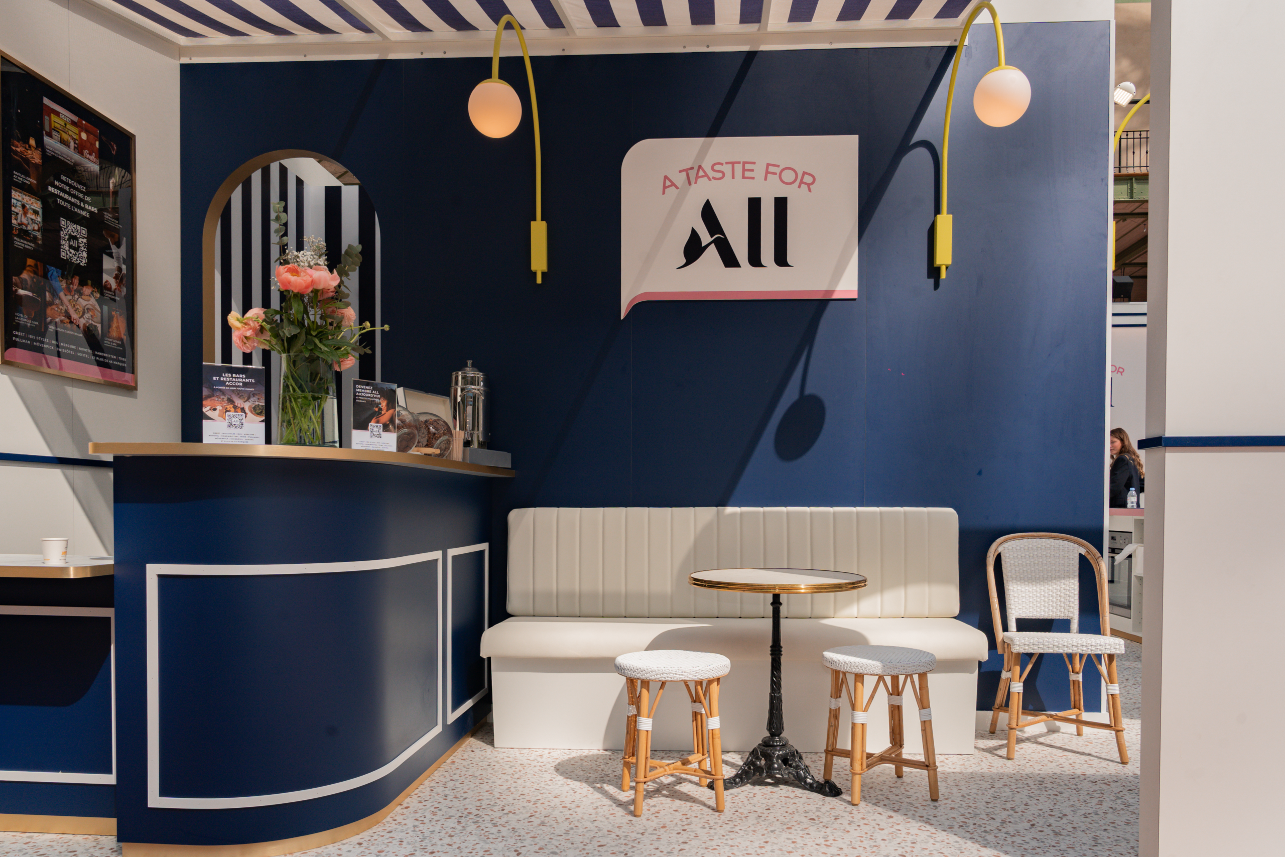 Accor client hospitality space at the Taste of Paris Festival