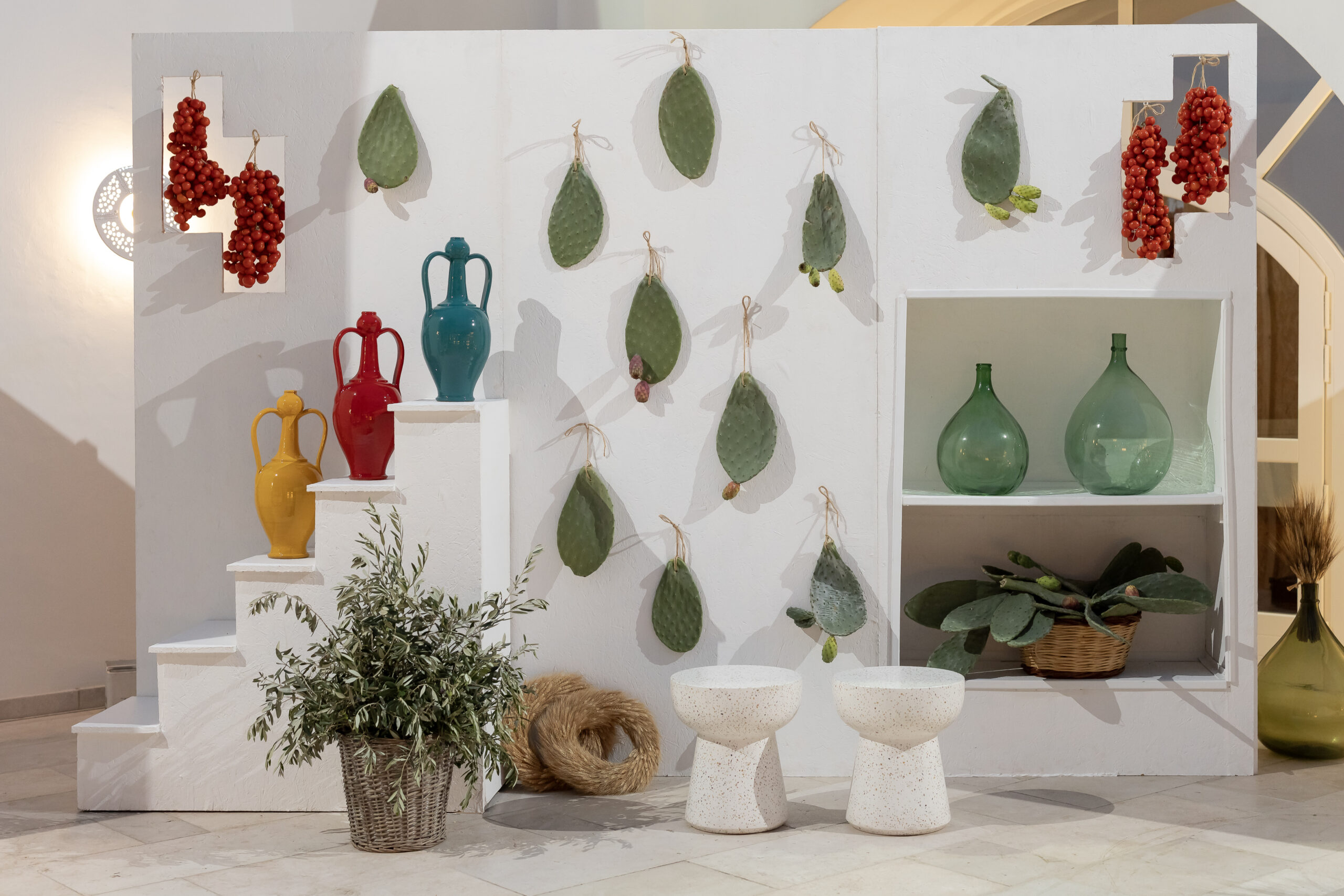 Interior decoration for an internal event in Puglia, Italy