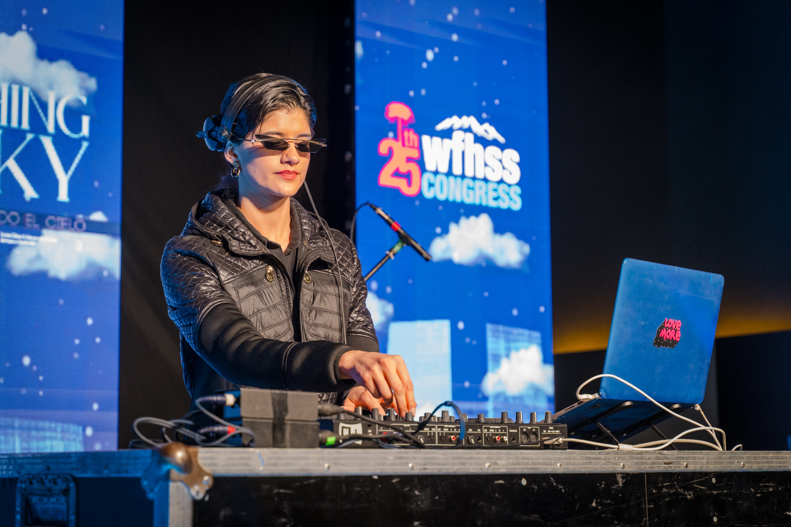 DJ at the after party of the WHFSS Congress