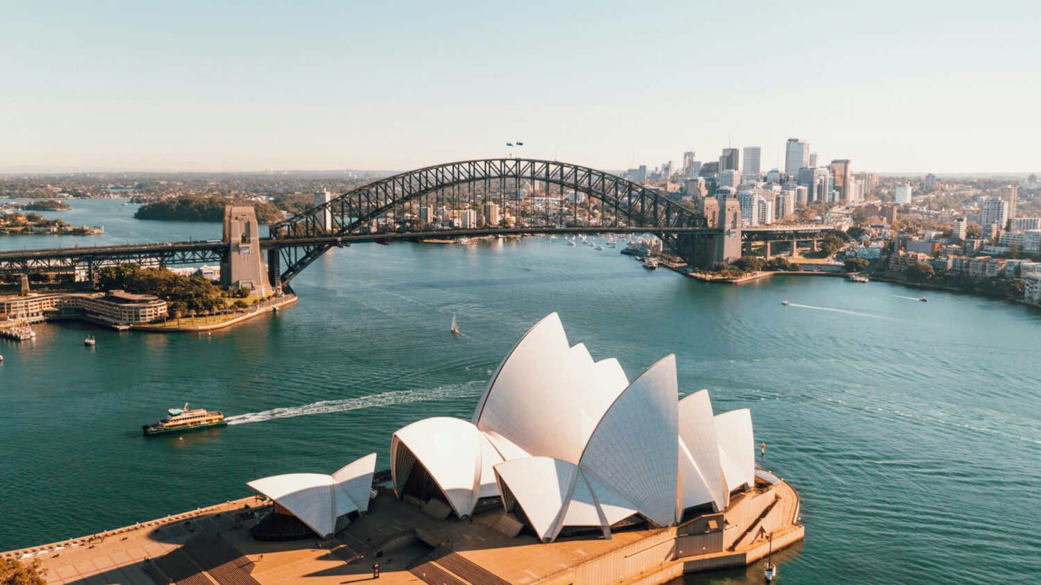 Skyline view from Sydney, Australia
