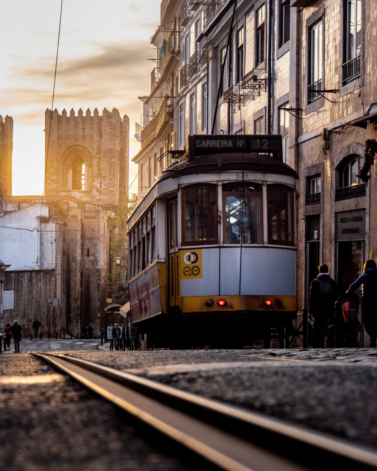 Tramway in Lisboa, Portugal