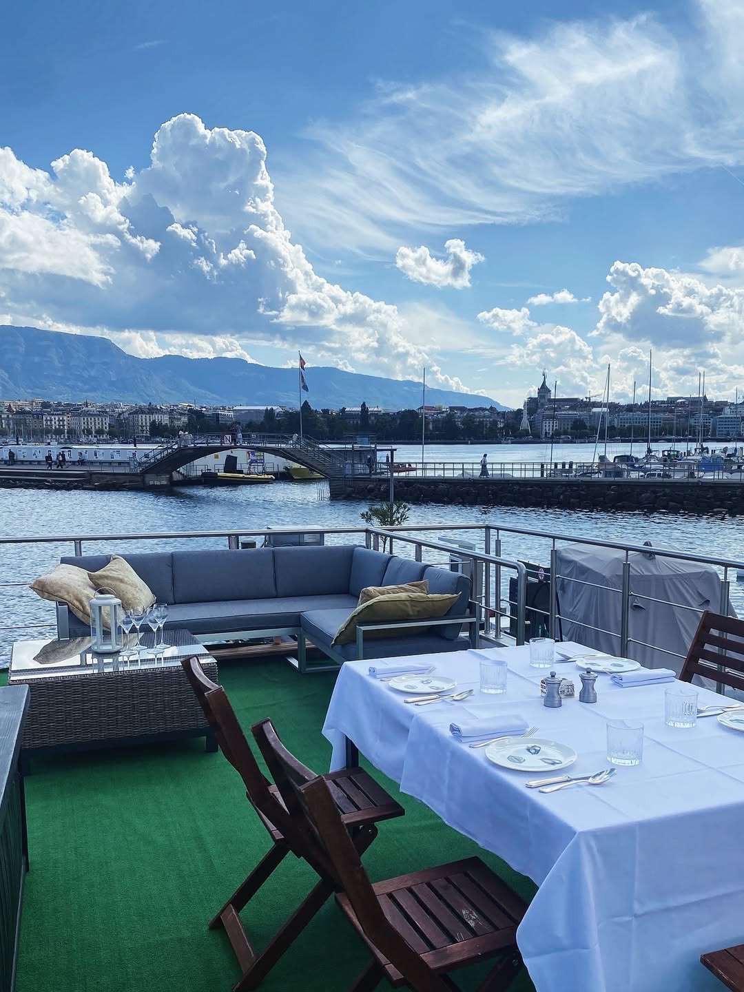 Exclusive lunch with a view in Geneva, Switzerland